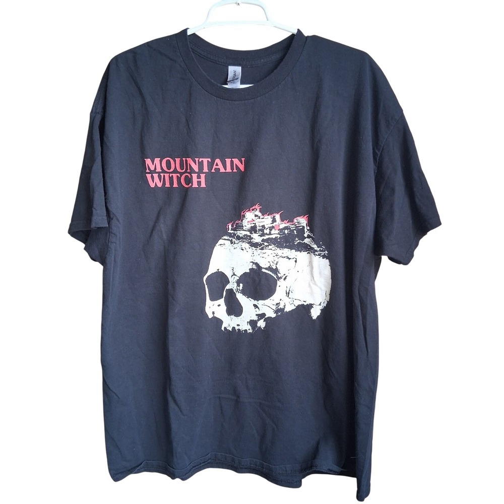 Mountain Witch Black SS Graphic Tee Band Doom Metal 2XL EUC